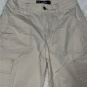 Hollister Light Tan Cargo Pants